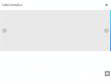 Tablet Screenshot of carlodonzelli.com